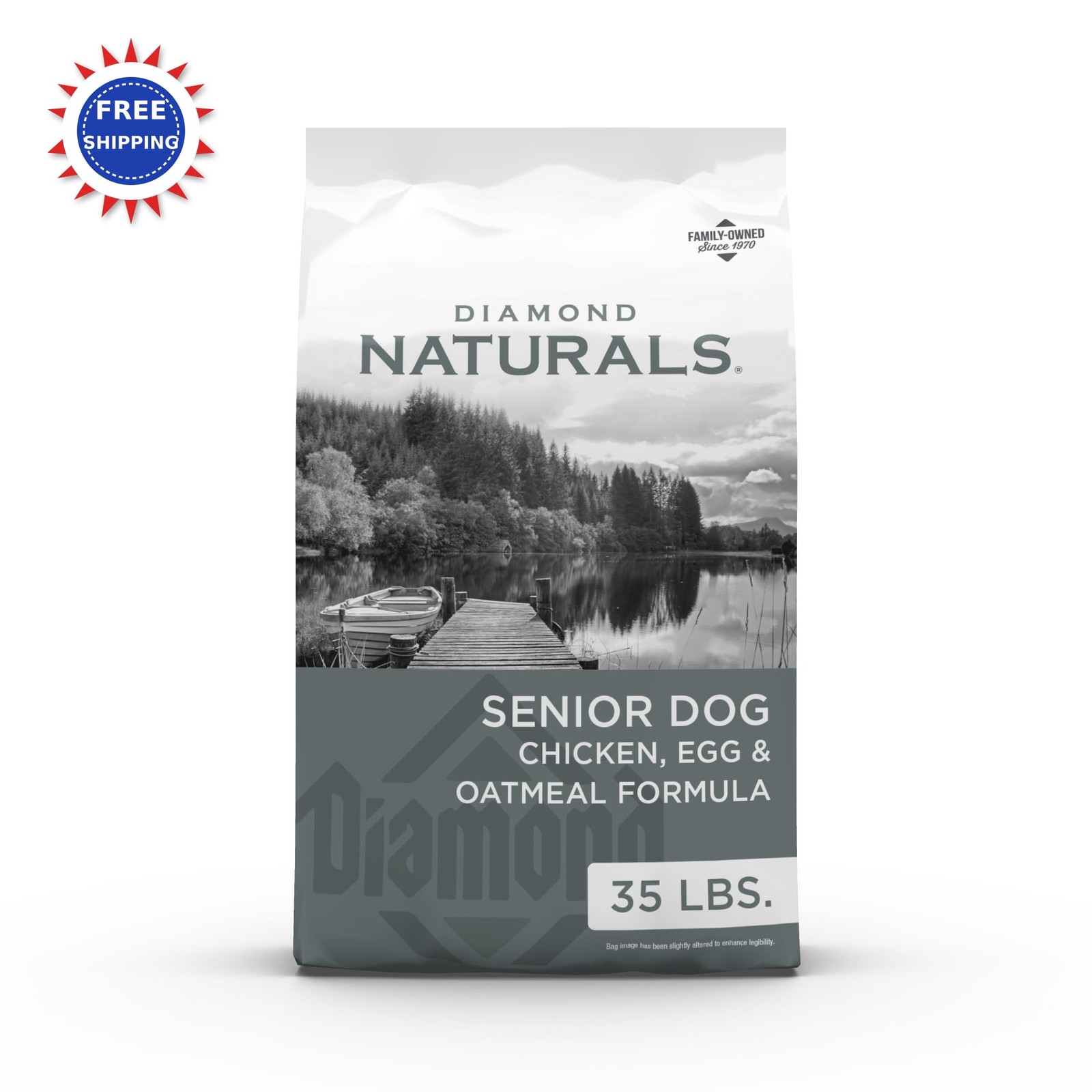 Senior Real Meat Recipe 35 Pound Pack Diamond Naturals Cage Free 35lb
