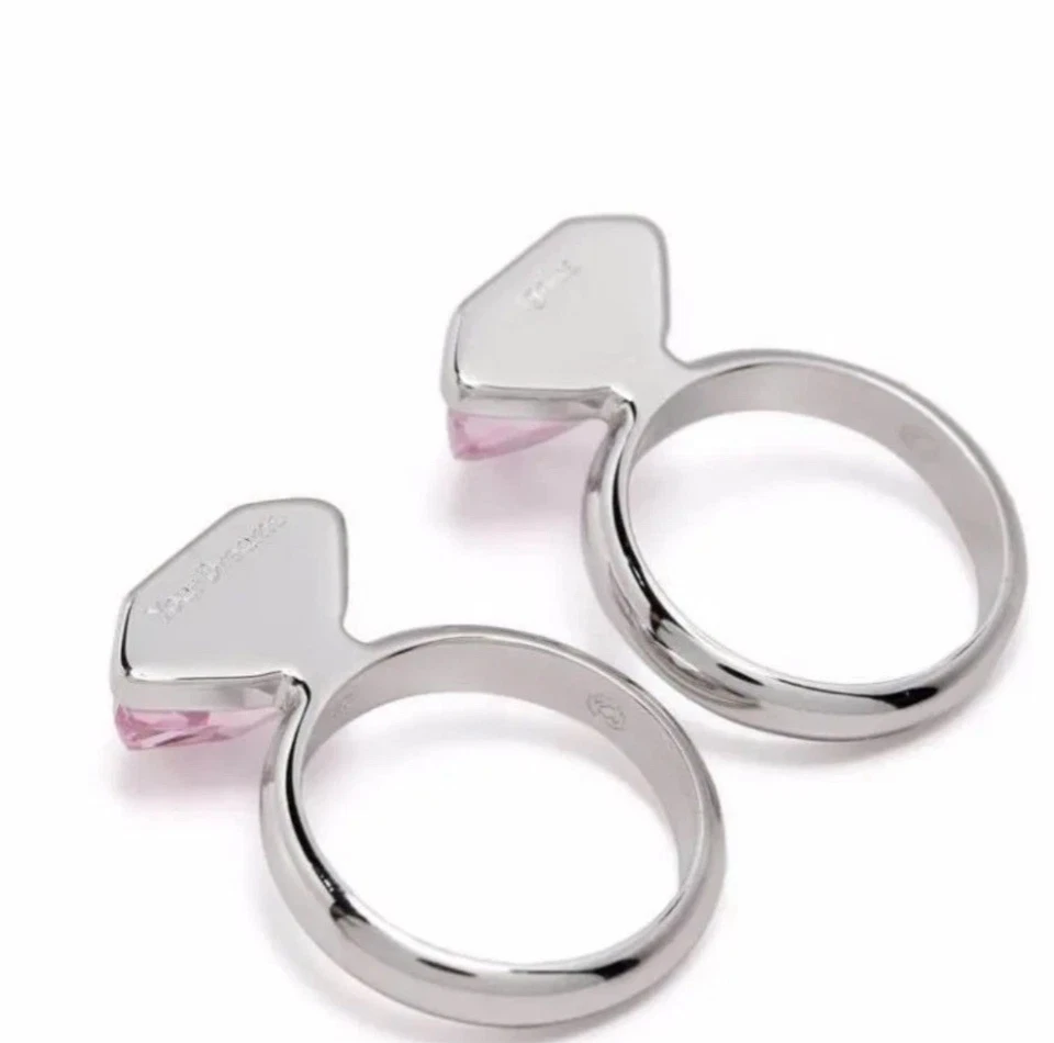 Swarovski Lucent Pink Ring size 52 - Image 2 of 4