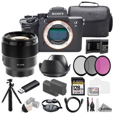 Sony a7S III Sony FE 85mm f/1.8 Lens 128GB Ext Bat 3 PC Filter- Kit