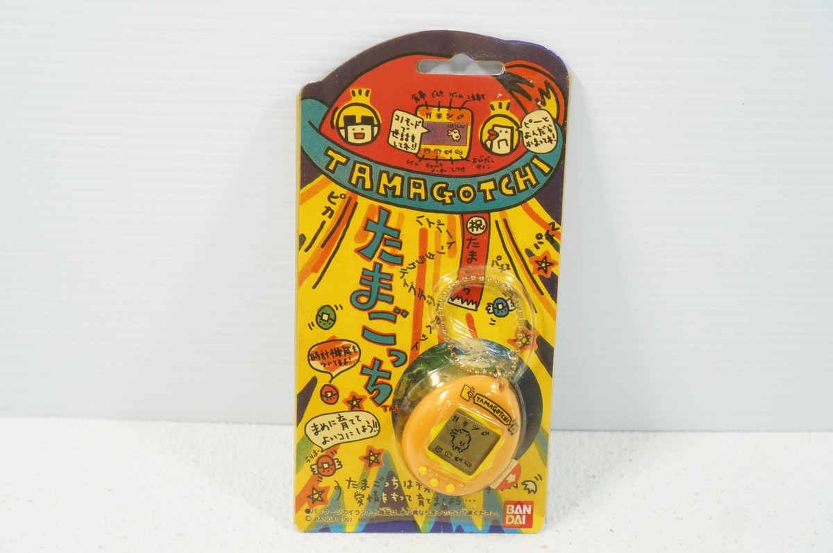 Original Bandai Tamagotchi Red Blue Numbers 1996 Japan for sale