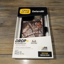 NIP OtterBox Defender Pro Case Holster iPhone 15/14/13/12 Pro Realtree Edge