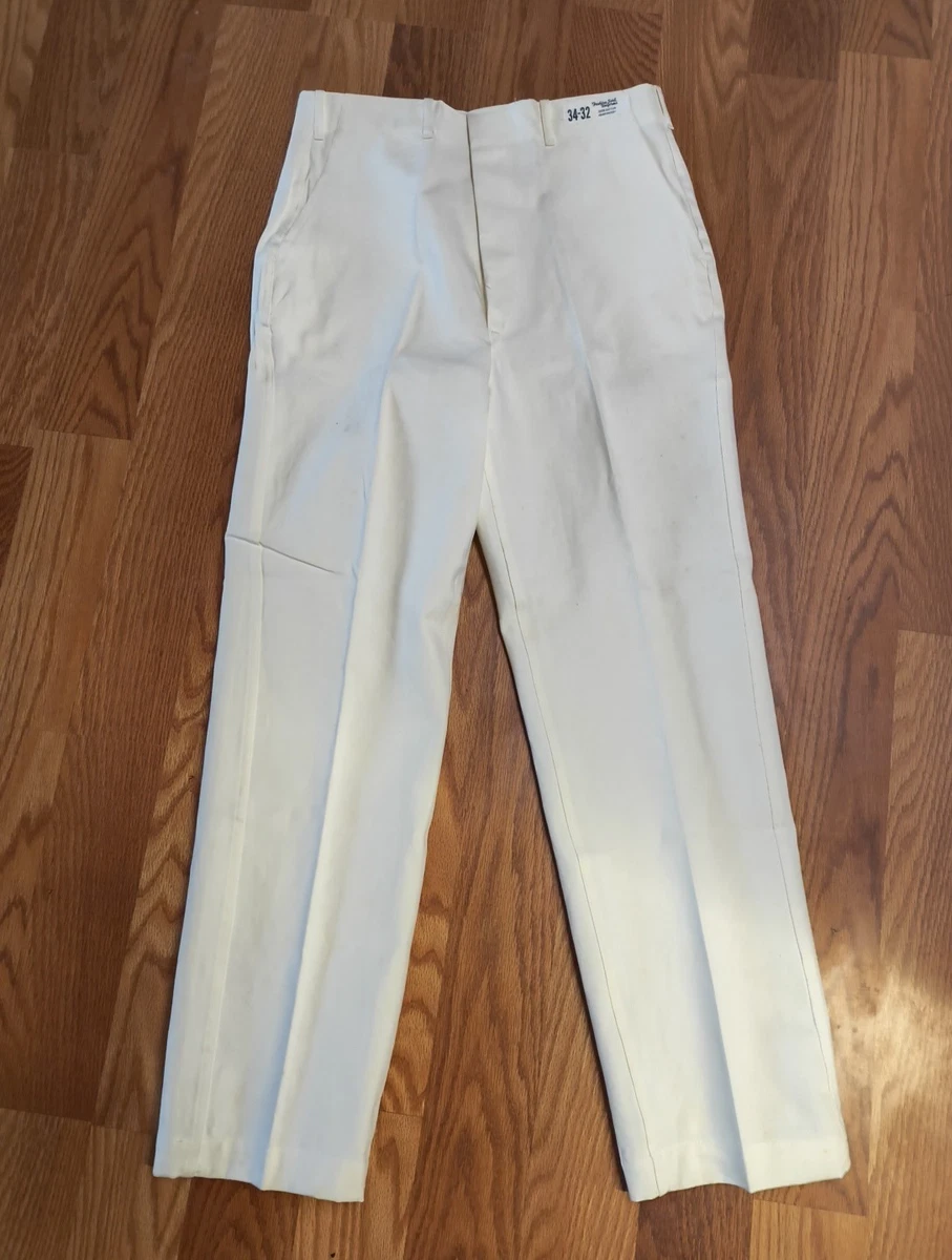 White Vintage Pants for Men for sale | eBay