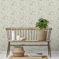 Grandeco A78801 Tapete GrüN Rosa Botanisch Floral Washable Vinyl Modern