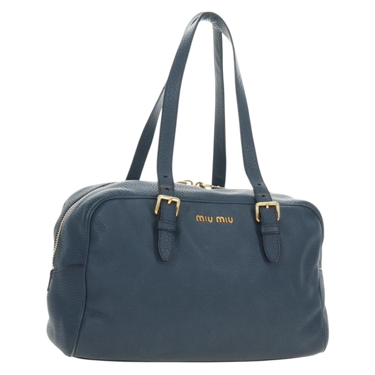Blue Leather Exterior Miu Miu Bags & Handbags for Women for sale