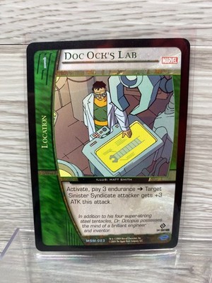 2004 MARVEL VS SYSTEM SPIDER-MAN DOC OCK'S LAB - ( 1st Ed ) - MSM-023