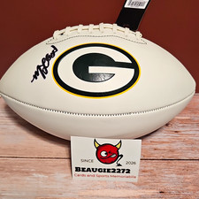 MarShawn Llyod Green Bay PACKERS White Panel Football Signed  BAS Witnessed