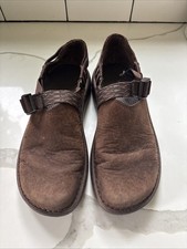 Chaco Women  s 9.5 Gunnison Clog Pedshed Walking Shoes Brown Tan