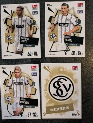 Topps Bundesliga Match Attax 2025/26 Teamset SV Elversberg 4 Karten