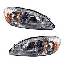 2 Piece Headlight Assembly Set Halogen Driver  Passenger Side HLA95288