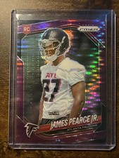 2025 Panini Prizm James Pearce Jr. Purple Pulsar Rookie #364 SP Atlanta Falcons