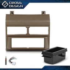 Brown Radio Dash Pocket Bezel Kit Mount Trim Fit For 1988-1994 Chevy Gmc Trucks Brown Radio Dash Pocket Bezel Kit Mount Trim Fit For 1988-1994 Chevy Gmc Trucks