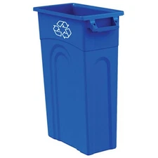 United Solutions TI0033 23 Gallon Blue Slim Container