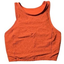 JoyLab Longline Sports Bra, Heathered Orange, Women's Size Small