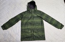 Columbia Kids Size M 10/12 Interchange Jacket Green Omni-Tech Boys 3 in 1 Coat
