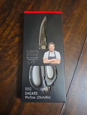 New Curtis Stone The Executive Collection BBQ Shears Meat, Soft Bone Cutter...