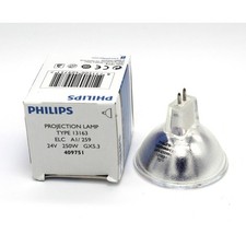 PHILIPS 13163 ELC 24V250W GX5.3 halogen light microscope bulb projection lamp