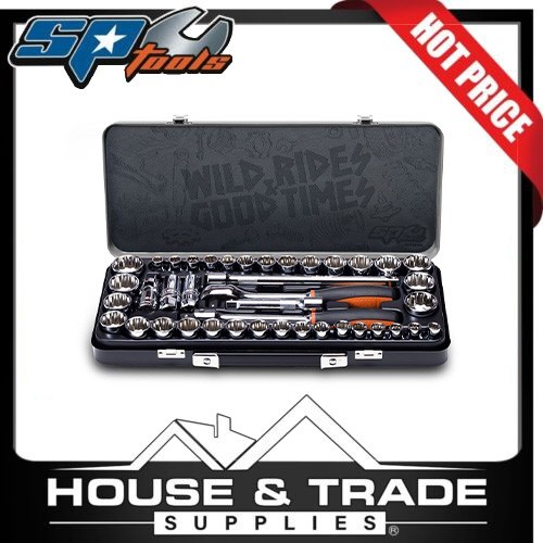 SP Tools 41PC 1/2" DR Metric/SAE Limited Edition Socket Set SP29300X - Picture 1 of 3
