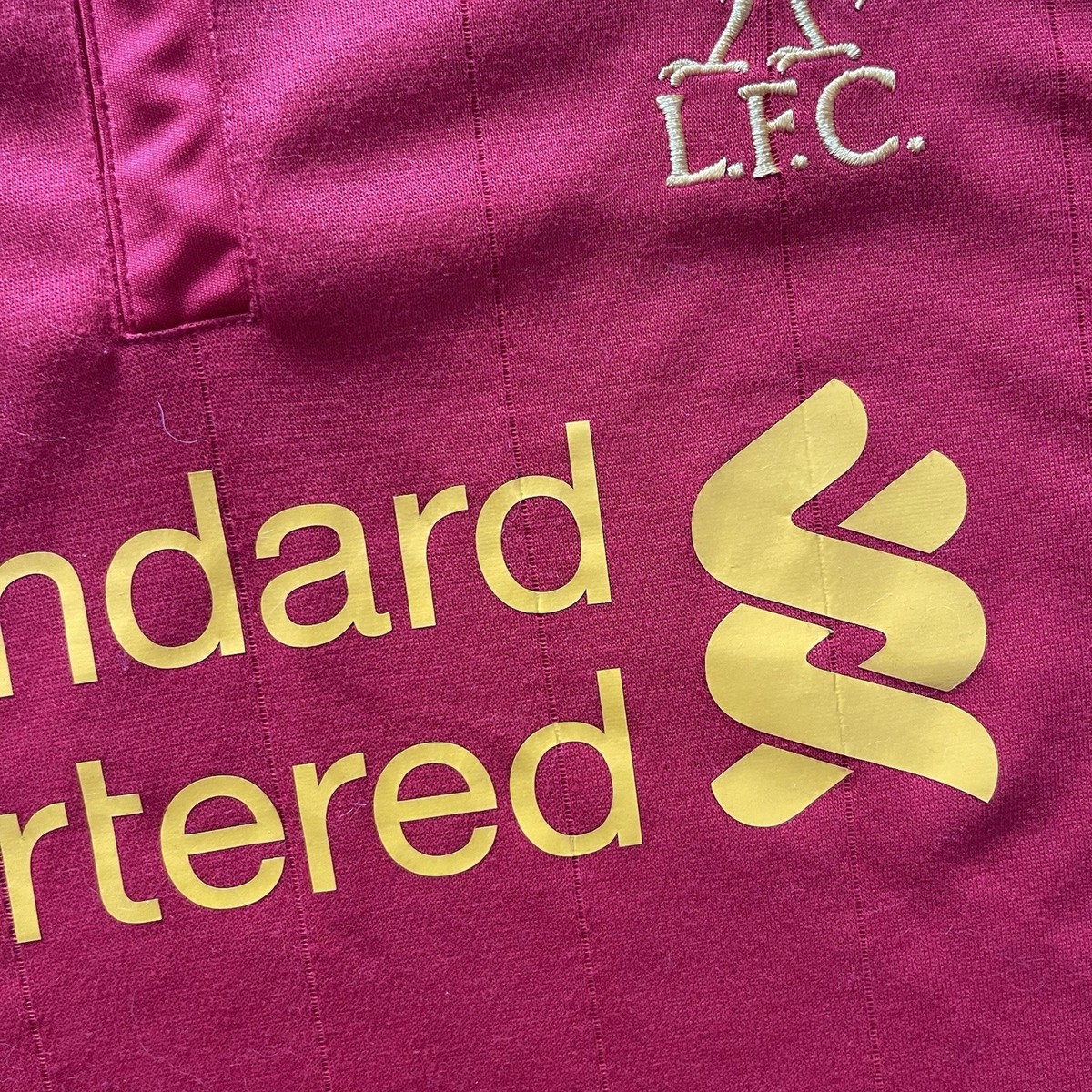 LIVERPOOL WARRIOR 2012/2013 FOOTBALL HOME JERSEY #7 SUAREZ SIZE