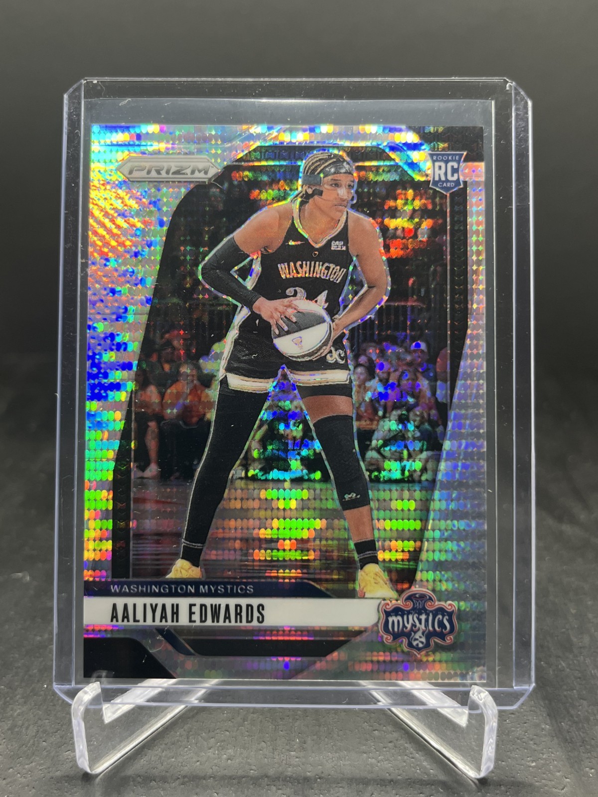 2024 Panini Prizm WNBA Basketball Aaliyah Edwards RC Rookie Pulsar 028/499 #70