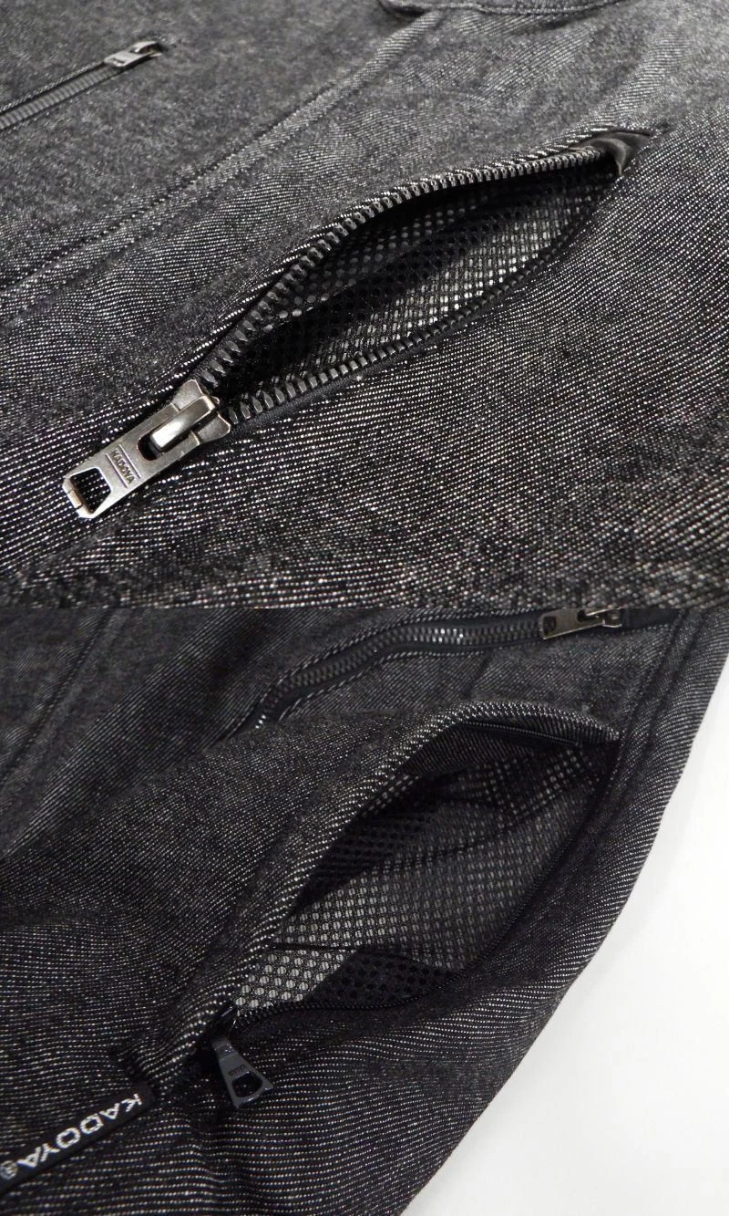 KADOYA CORSA Motorcycle Denim Jacket Size L Used Riding Wear - product detail image 6