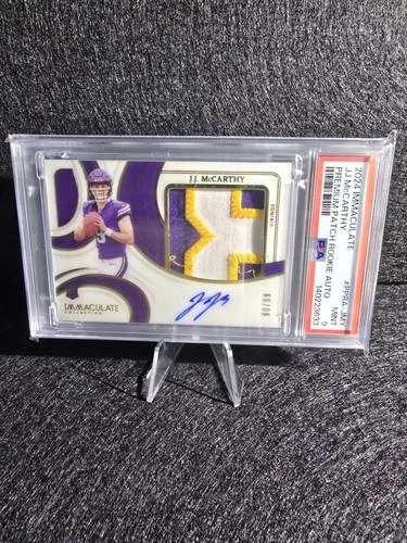 2024 Panini Immaculate Collection Premium Patch Rookie Auto JJ McCarthy /99 RPA