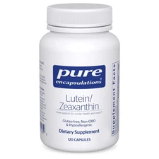 Pure Encapsulations Lutein & Zeaxanthin - Vision & Macular Support - 120 Caps