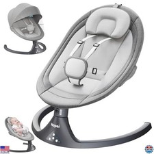 Cozy Electric Baby Swing for Infants Toddlers - 5 Angles, 10 Melodies, Remote