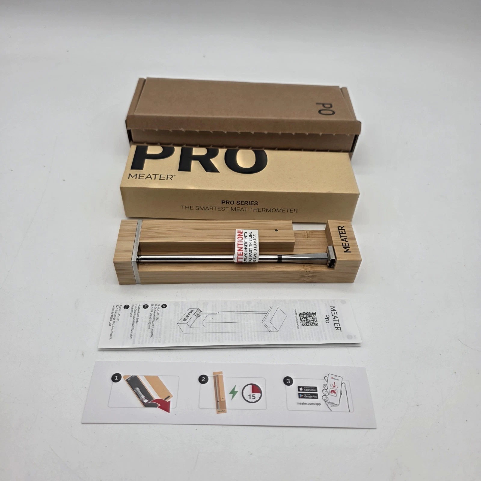 Meater 2 Plus Pro Meat Thermometer MT-MP201
Opens in a new window or tab