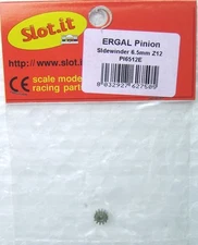 Slot.it SIPI6512E 12-Tooth Ergal Sidewinder Pinion 1:32 Slot Car Part