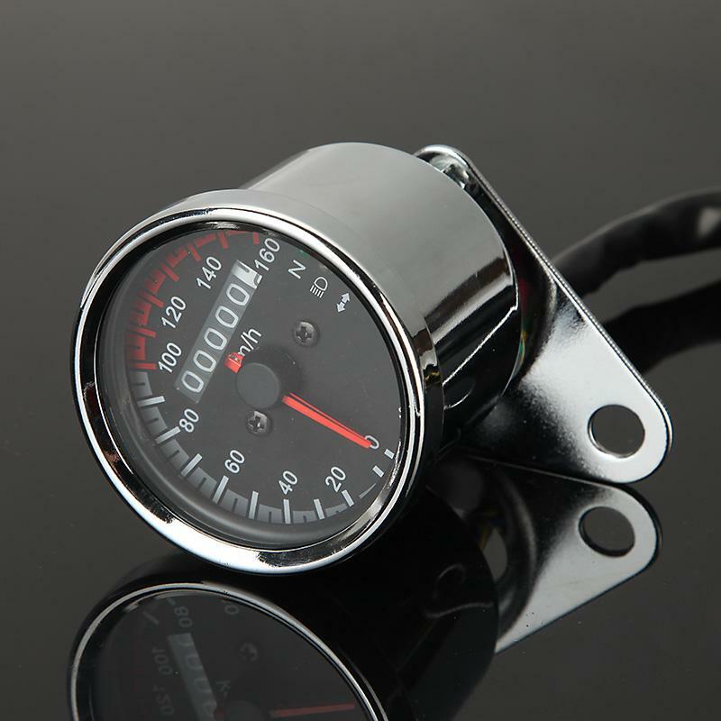 12V 0160km/h Odometer Speedometer Indicator for Harley XL Sportster