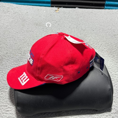 New York Giants Snapback Hat Reebok NFL Pro Line Blue Red New with Tags Vintage - Picture 6 of 11