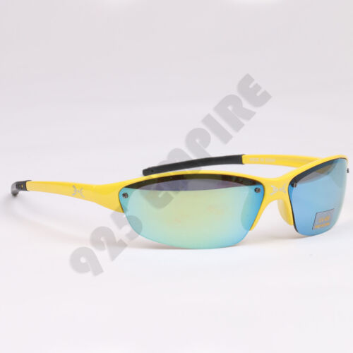 5528 Occhiali da sole sportivi da uomo a specchio da uomo guida ciclismo corsa UV 400 - Foto 3 di 5