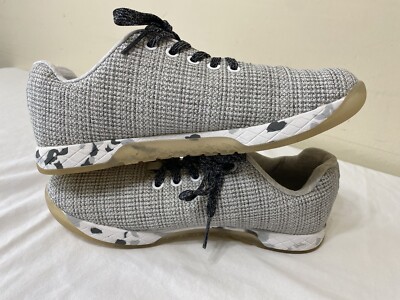 NoBull White Heather Trainer Granite Camo Workout Shoes  display picture 2