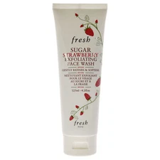 Sugar Strawberry Exfoliating Face Wash by Fresh for Women - 4.2 oz Cleanser