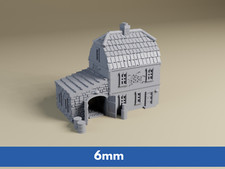6mm WWII French Garage  | 1:285 scale WWII tabletop wargaming terrain