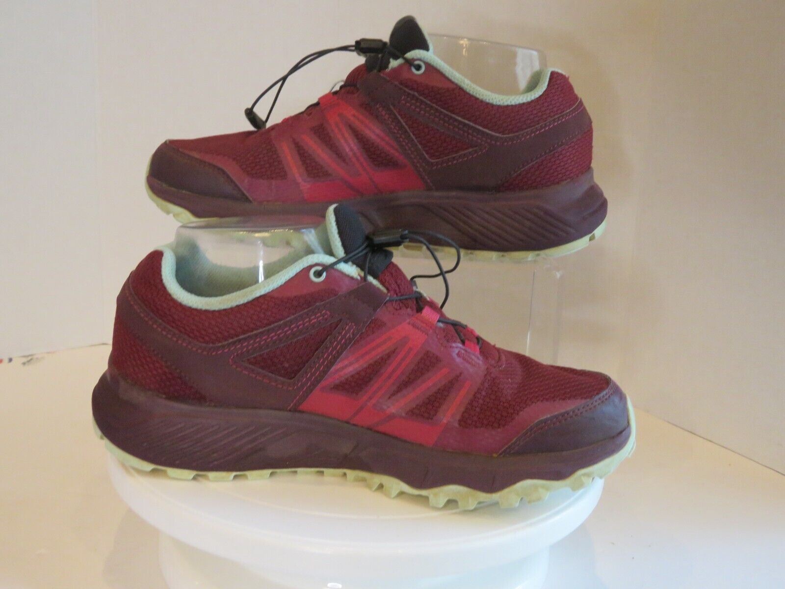 Scarpe da trekking Salomon da donna X Ultra 3 Gtx rosse viola taglia US 7 usate in ottime condizioni