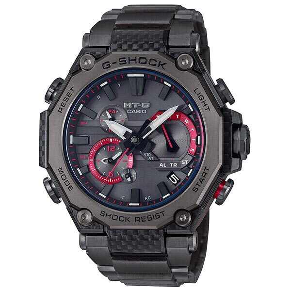 Pre-owned Casio G-shock Mtg-b2000ybd-1ajf Bluetooth Radio Solar Watch Carbon Case 49.8mm