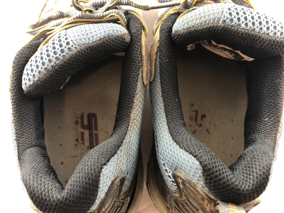 Garmont Women's 6.5 Low Top Hiking Trail Brown Suede Blue Lace Up Outdoor Shoes - Image 4 of 4