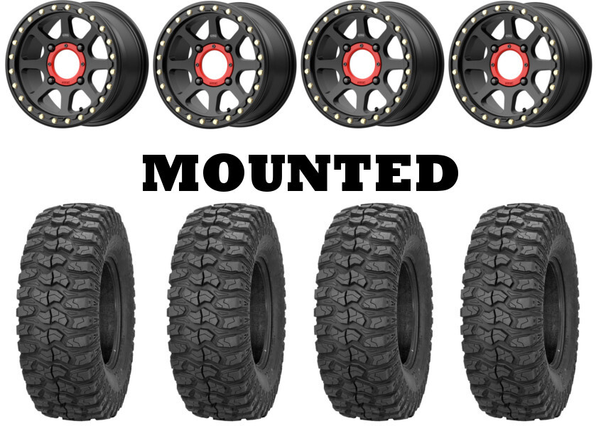 Kit 4 Sedona Rock-A-Billy 30x10-14 on KMC KS234 Addict 2
