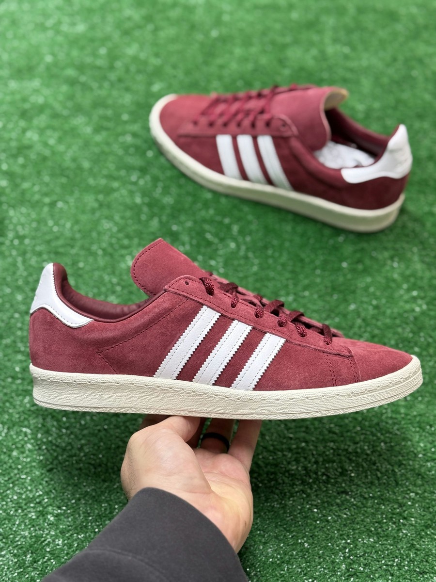 スニーカー ADIDAS ORIGINALS Men Sneakers Burgundy FZ6152 Adidas Campus 80s Collegiate Burgundy Cloud White Mens