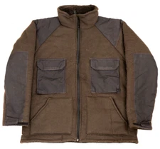 Large Bear Suit Fleece Jacket ECWCS Gen 1 Army USGI Brown Thick Pile