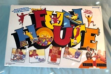1988 Fun House Game by Pressman IN ORIGINAL BOX ALMOST FULLY COMPLETE -READ-