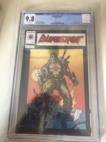 Bloodshot #1 1st App. Malcom, Sinclaire, Iwatsu CGC 9.8 Near Mint/Mint