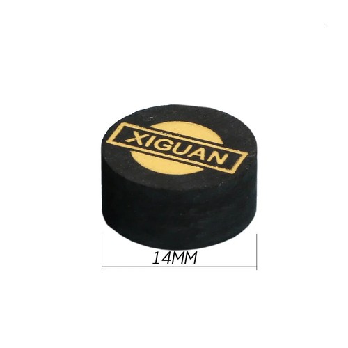 11mm/14mm Billiards Pool Cue Tips M Hardness 5 Layers Baked Leather For Snooker - Picture 23 of 28