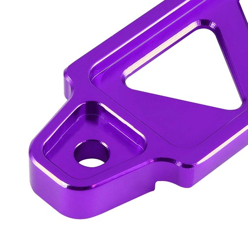 220MM/190MM PURPLE BILLET ALUMINUM CAR BATTERY TIE DOWN MOUNT BRACKET BRACE BAR - Picture 4 of 10