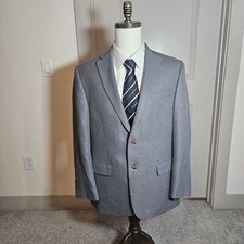 Lauren Ralph Lauren 42R Sport Coat Suit Blazer Jacket Men Textured Gray