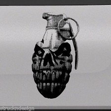 Zombie Skull Grenade Graphic Tailgate Hood Window Decal Vehicle Truck Car Vinyl 