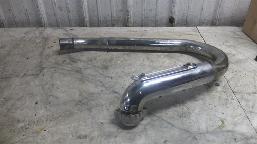 86 Honda VT700 VT 700 C Shadow Left Muffler Exhaust Header Pipe - Picture 3 of 6
