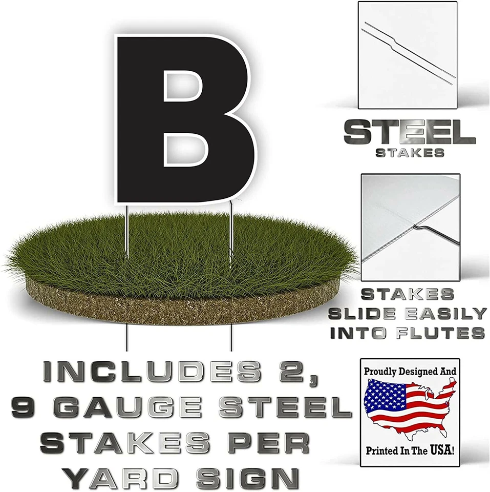 Decoraciones de letrero de patio She Said Yes, 18 piezas, tarjetas de patio de boda, incluye estacas Foto 2 de 4