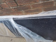 Howdens 1900mm x 38mm Bullnose Black Granite Effect Laminate Worktop cut off